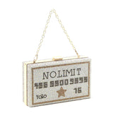 No Limit Rhinestone Clutch